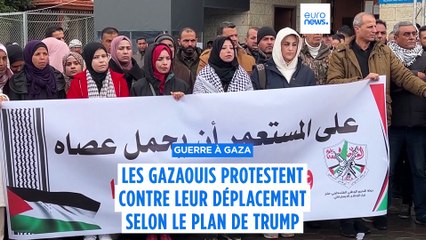 Les Gazaouis rejettent le plan d'exil de Trump et veulent reconstruire l'enclave palestinienne