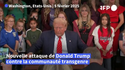 Donald Trump signe un décret excluant les athlètes transgenres des sports féminins