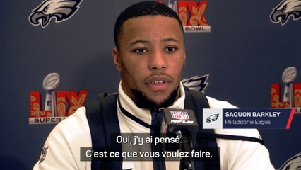 Super Bowl LIX - Barkley : "Laisser un héritage chez les Eagles"