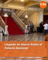 Llegada de Marco Rubio al Palacio Nacional
