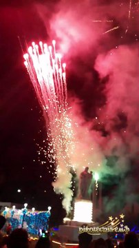 PIROMUSICAL MONUMENTO A LA MADRE SAN PEDRO SULA, REALIZADO POR ERICH MENA SCHMID PIROTECNIA EMS HONDURAS