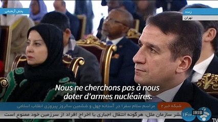 Le président iranien dit ne pas vouloir doter son pays de l'arme nucléaire