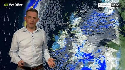 Met Office Friday morning weather forecast - Overcast but sunnier up north