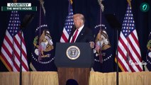 Trump, At Prayer Breakfast, Pushes New Air Traffic Control Tech, Immigration Crackdown | WATCH