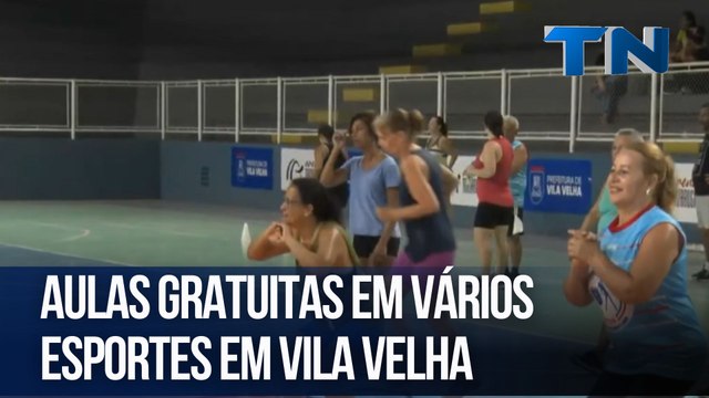 Aulas gratuitas em vários esportes em Vila Velha