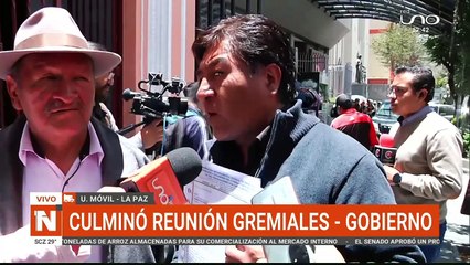 termino la reunion de los gremiales