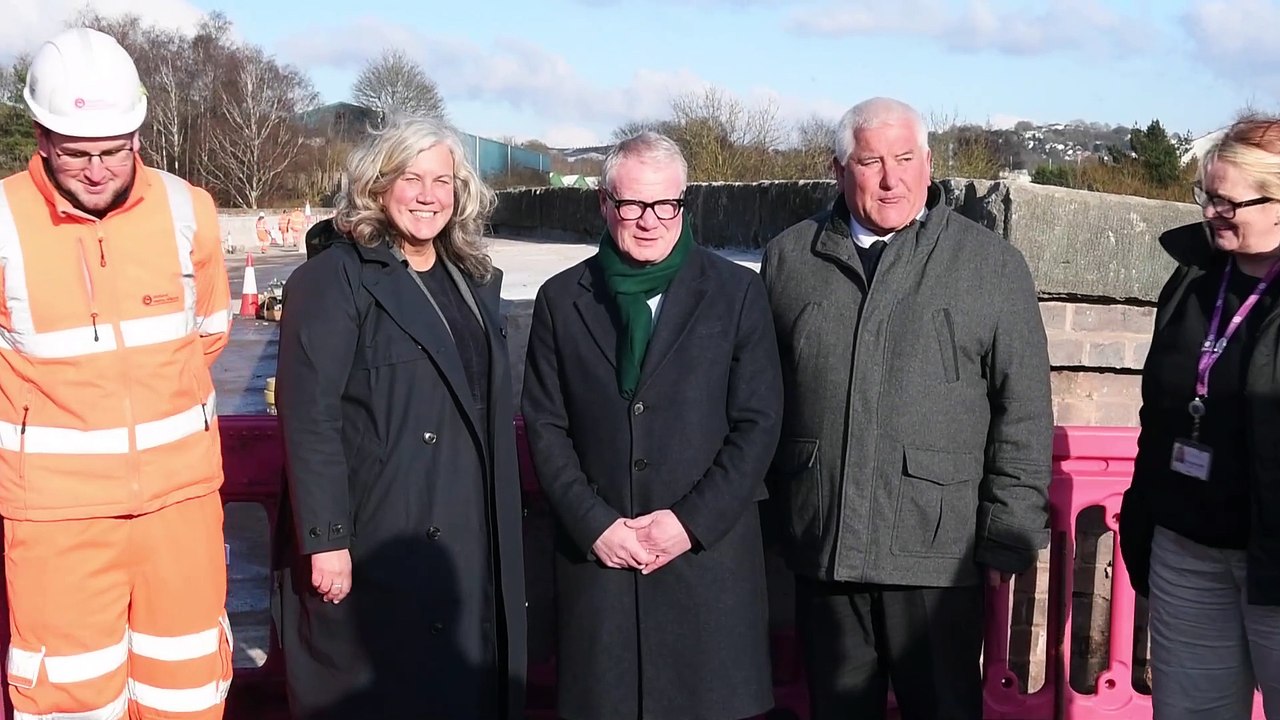 The Express & Star speak to Transport Secretary Heidi Alexander during her visit to Parkhead Viaduct, Dudley.