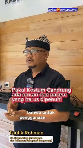 Tanggapan Dinas Kebudayaan dan Pariwisata Kabupaten Banyuwangi