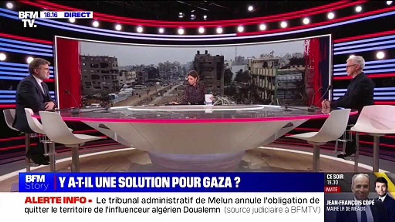 Propos de Donald Trump sur Gaza: "Avec Donald Trump, le risque est toujours de ne pas le prendre au sérieux", estime Bruno Tertrais, directeur adjoint de la Fondation pour la recherche stratégique