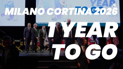 One Year to Go, tra un anno al via le Olimpiadi Milano-Cortina 2026