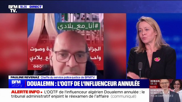 L'OQTF de l'influenceur algérien Doualemn annulée par la justice, le ministère de l'Intérieur va faire appel