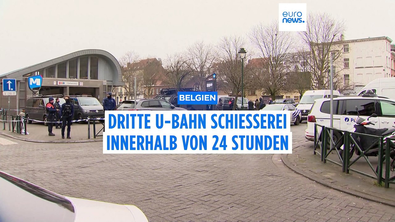 Neue Schießerei an Brüsseler U-Bahn-Station: Ein Verletzter