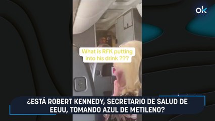 ¿Está Robert Kennedy, Secretario de Salud de EEUU, tomando azul de metileno?