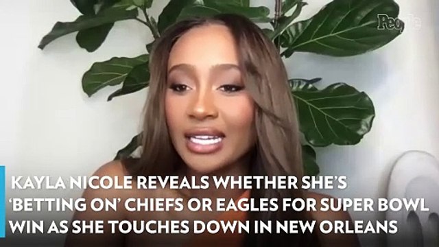 Kayla Nicole Reveals Whether She's 'Betting on' Chiefs or Eagles for Super Bowl Win as She Touches Down in New Orleans