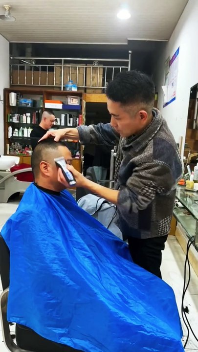 Funny barber fun