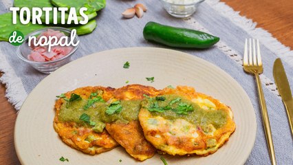 Receta de tortitas de nopal caseras y nutritivas
