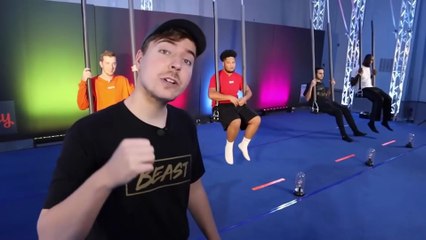 "Last To Stop Swinging Wins $1,000,000 😱💸 | MrBeast Challenge"