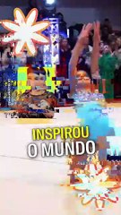 Ela perdeu uma perna por causa da guerra e agora brilha como ginasta