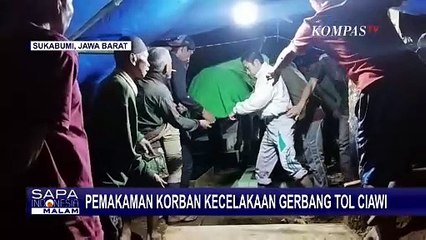 Suasana Duka Iringi Pemakaman Salah Satu Korban Laka Maut Tol Ciawi