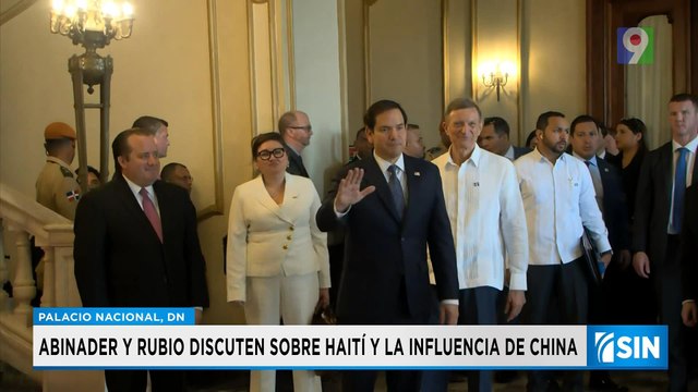 Abinader y Marco Rubio encabezan reunión en Palacio Nacional | Primera Emisión SIN