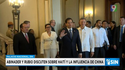 Abinader y Marco Rubio encabezan reunión en Palacio Nacional | Primera Emisión SIN