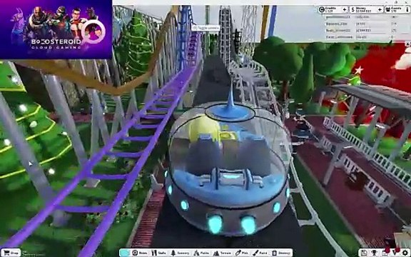 Roblox, theme park tycoon 2 dark ride #Boosteroid #roblox
