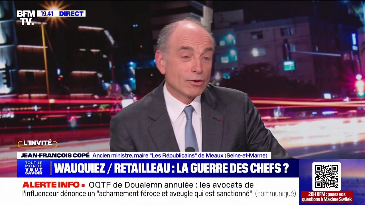 Présidence LR: Jean-François Copé évoque une "crise de leadership à droite"