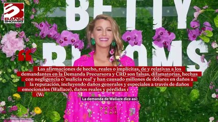 Blake Lively es demandada por difamación por una empresa de relaciones públicas