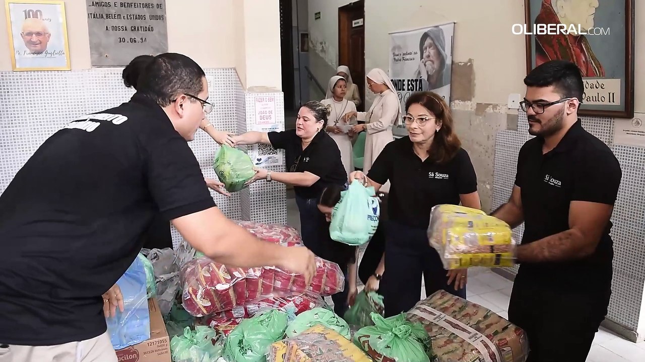 Advogados entregam mais de uma tonelada de alimentos ao Abrigo João de Deus