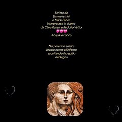 Scritto da Emma Istrini e Mark Faber  Interpretate in duetto da Clara Russo e Rodolfo Vettor❤️❤️❤️Acqua e Fuoco