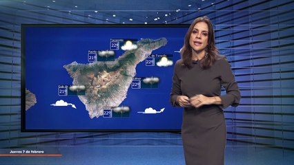La previsión del tiempo en Canarias para el 7 de febrero de 2025, en Atlántico Televisión.