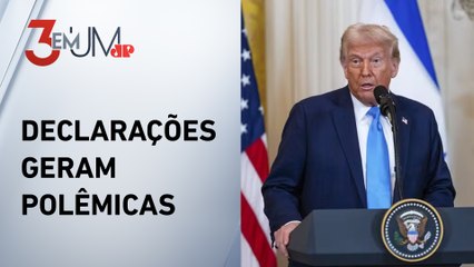 Trump afirma que não usará soldados para "limpar" a Faixa de Gaza