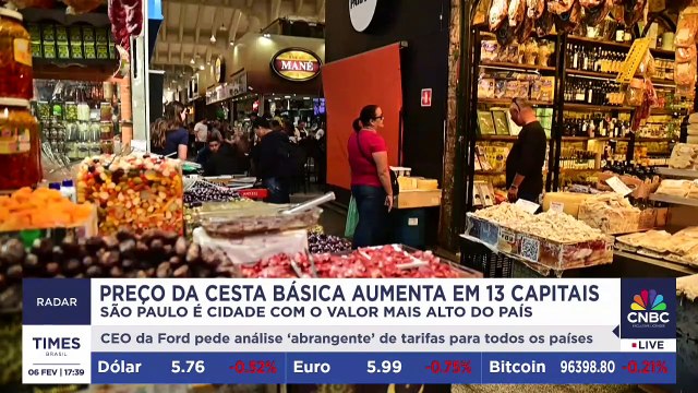 Preço da cesta básica aumenta em 13 capitais; SP tem o valor mais caro do Brasil