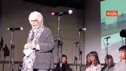 Liliana Segre racconta il viaggio sul treno da Milano ad Auschwitz