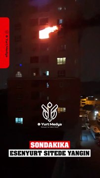 #sondakika Esenyurt Star Towers'da yangın çıktı