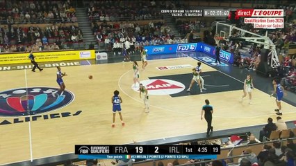 Le replay de France - Irlande - Basket - Qualifications Euro 2025
