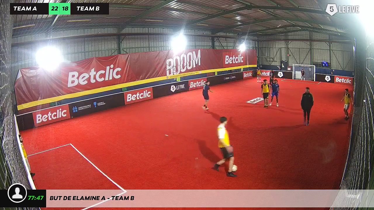 But de Elamine A - Team B