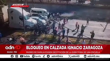 🚨¡Última Hora! Reportan bloqueo en Calzada Ignacio Zaragoza en la alcaldía Iztapalapa