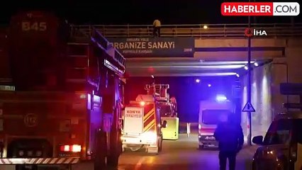 Konya'da İntihar Girişimi Trafiği Felç Etti