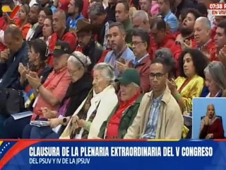 PSUV presentó conclusión de la Plenaria Extraordinaria del V Congreso del partido