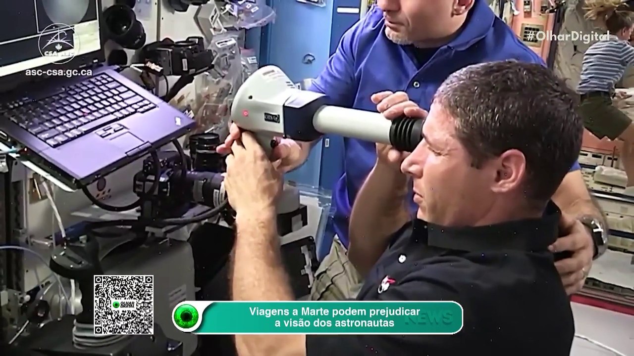 Viagens a Marte podem prejudicar a visão dos astronautas