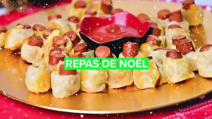 Repas de Noël : pâte feuilletée à la saucisse