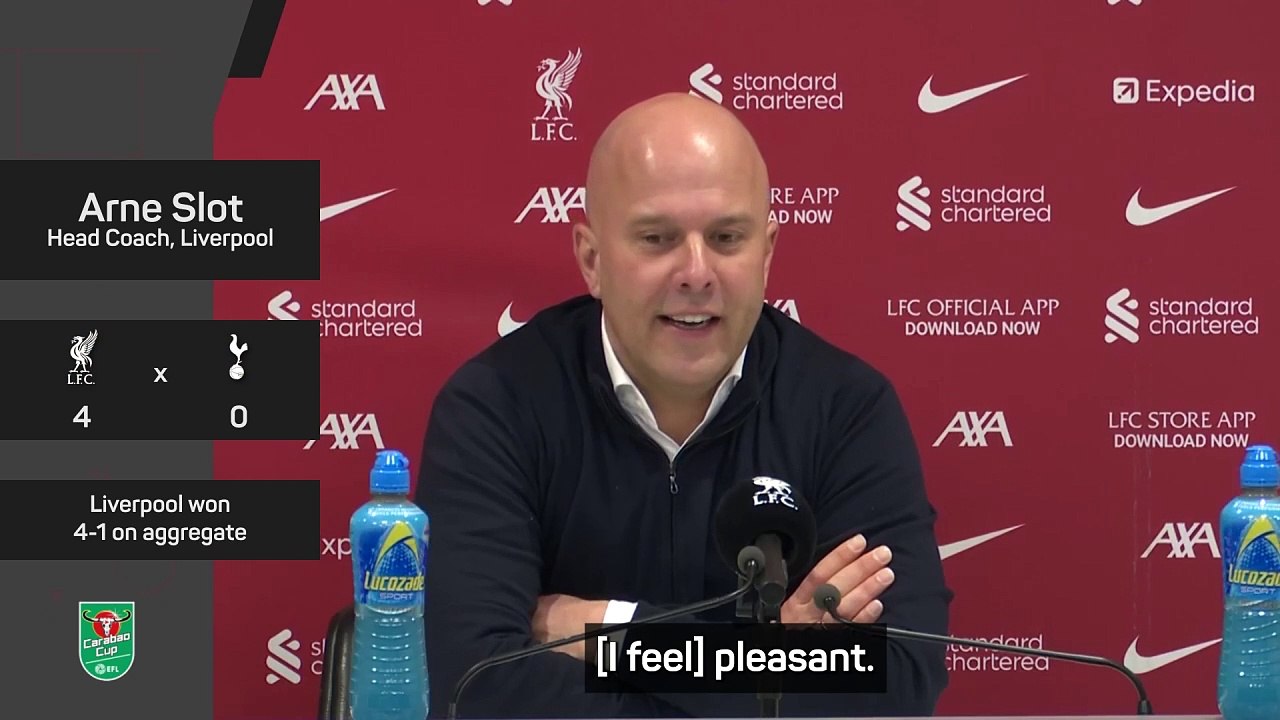 Liverpool are 'in the business of playing finals' - Slot on Carabao Cup triumph