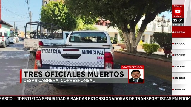 Ataque armado a policías de Queréndaro, Michoacán, deja tres muertos y dos lesionados