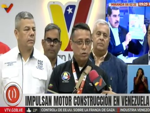 Miranda | Sectores productivos participarán en el impulso del Motor Construcción
