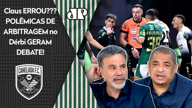 O VAR TEVE MEDO!!! Cara, a ARBITRAGEM desse Palmeiras x Corinthians pra mim... POLÊMICAS GERAM DEBATE!