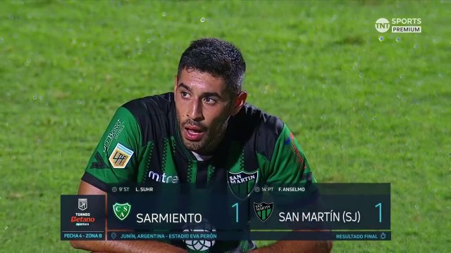 Sarmiento 1-1 San Martín de San Juan | Resumen LPF