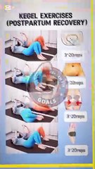 Kegel exercise postpartum recovery