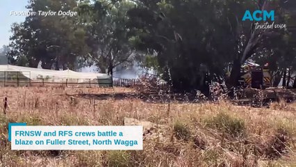 North Wagga fire