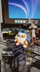 Los juguetes de el dino sa sa el gato tiburon y el coyote calamidad en la oficina #shorts